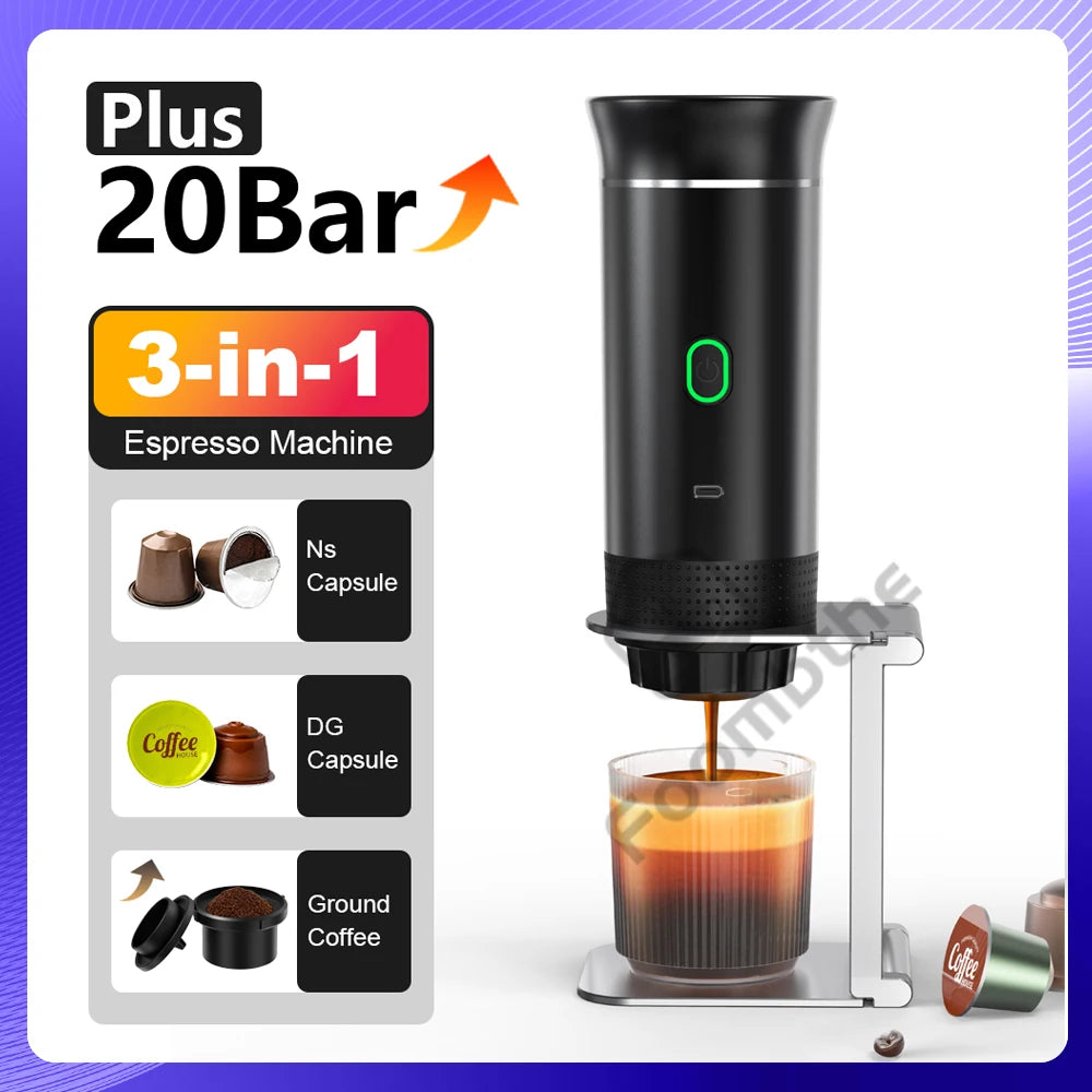 Cafetera Inalambrica Portatil para Espresso
