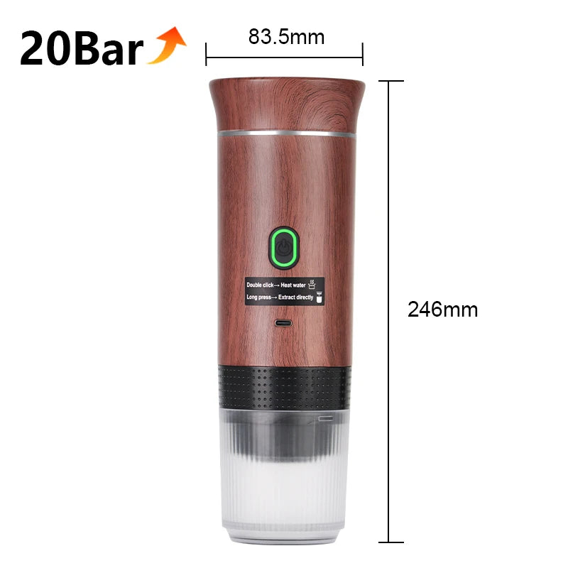 Cafetera Inalambrica Portatil para Espresso