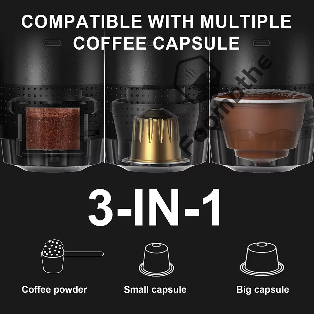 Cafetera Inalambrica Portatil para Espresso